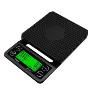 Kaffevekt CX-C07 med innebygd timer og LCD-display – 3 kg, 0,1 g nøyaktighet