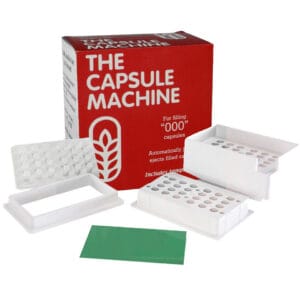 The Capsule Machine #000 kapselfyller for gelatin og veganske kapsler størrelse 000